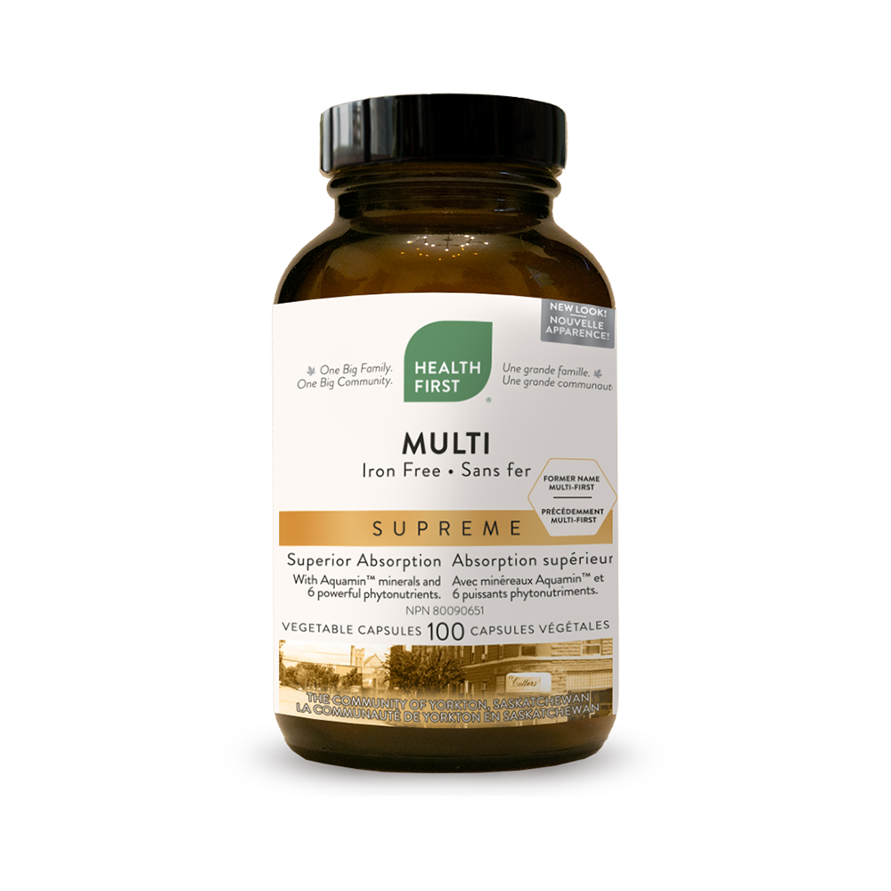 Health First Multi Supreme Iron Free, 100 vegetable capsules