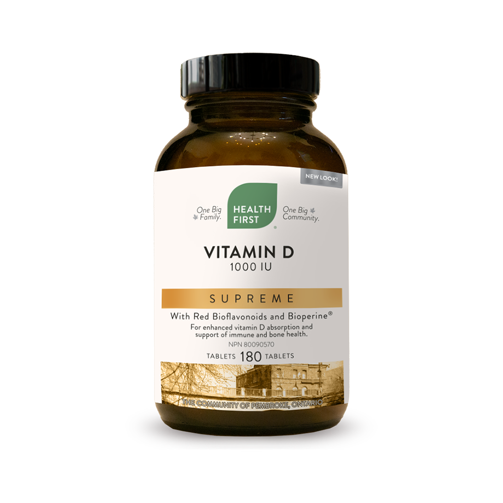 Health First Vitamin D Supreme, 180 tablets