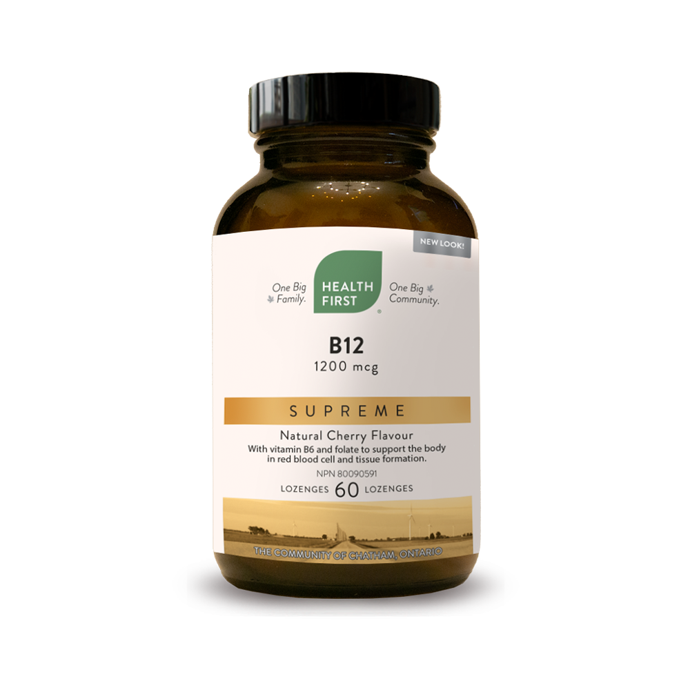 Health First B12 Supreme, 60 lozenges - Natural Cherry