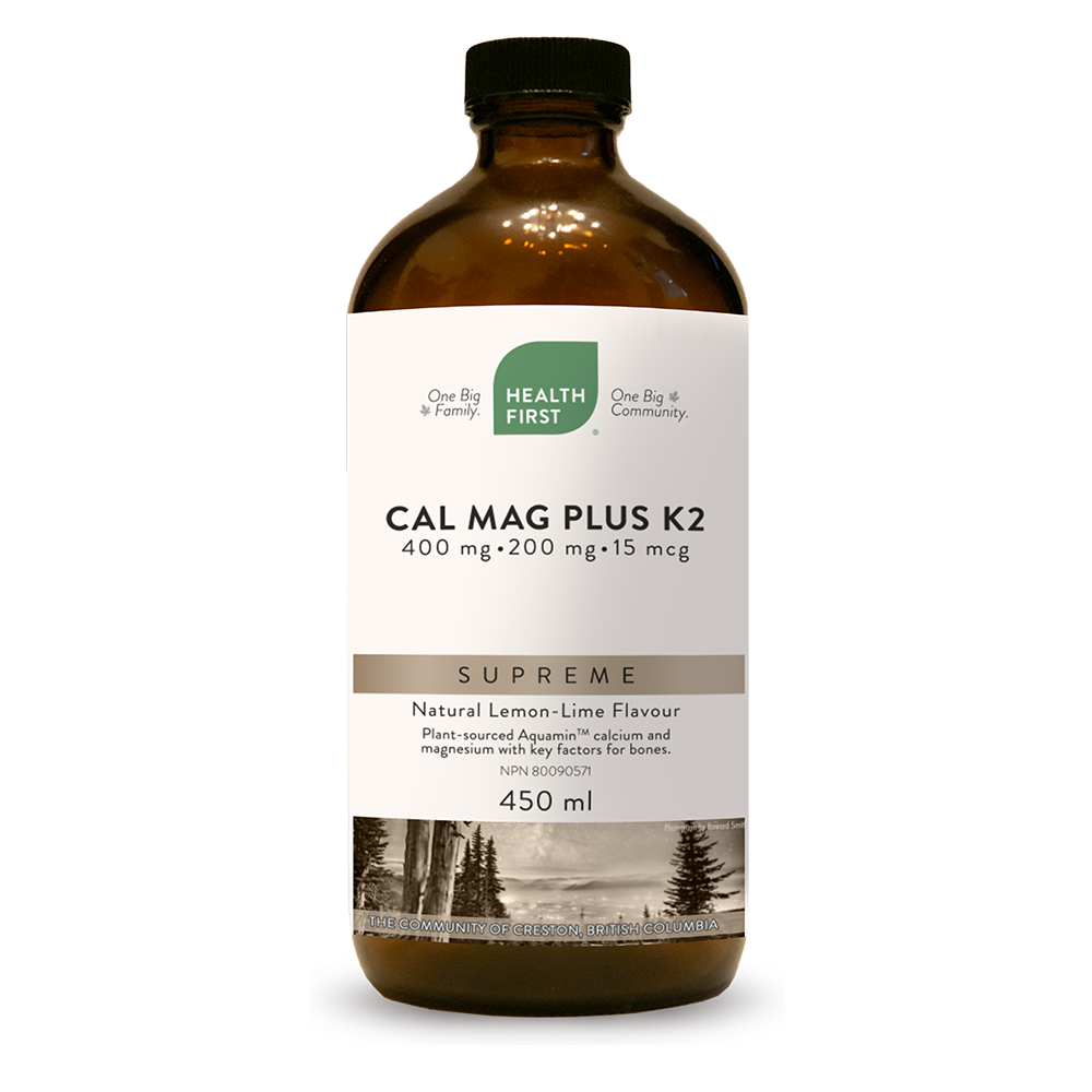 Health First Cal Mag Plus K2 Supreme, 450 ml