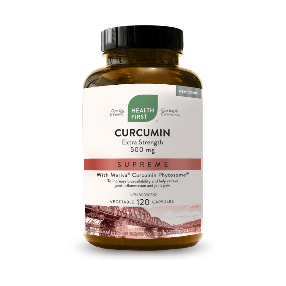 Health First Curcumin Supreme Extra Strength, 120 vegetable capsules