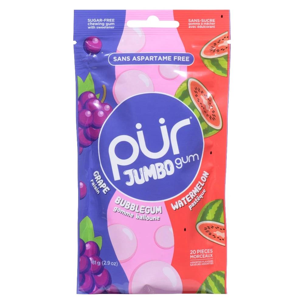 Jumbo Gum Grape Bubblegum Watermelon