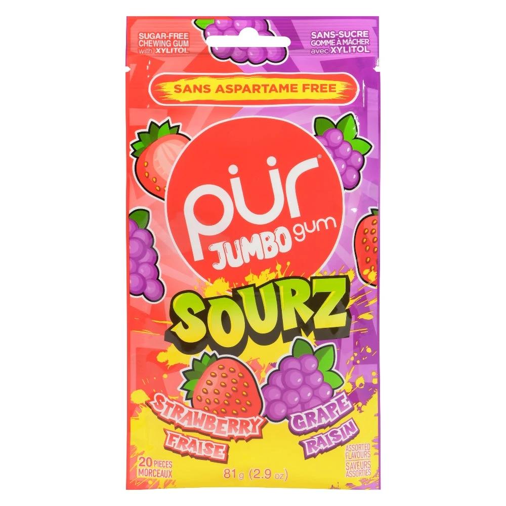 Jumbo Sourz Strawberry Grape 81g