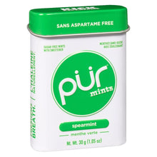 Load image into Gallery viewer, Pur Mint Spearmint 30g Tin