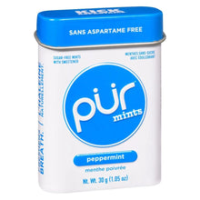 Load image into Gallery viewer, Pur Mint Peppermint 30g Tin