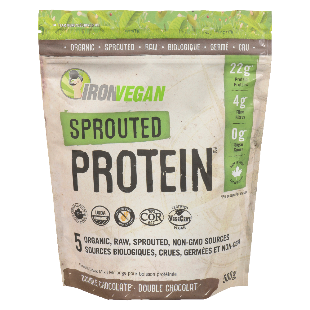 Iron Vegan Sprouted Protein, Chocolate 500g