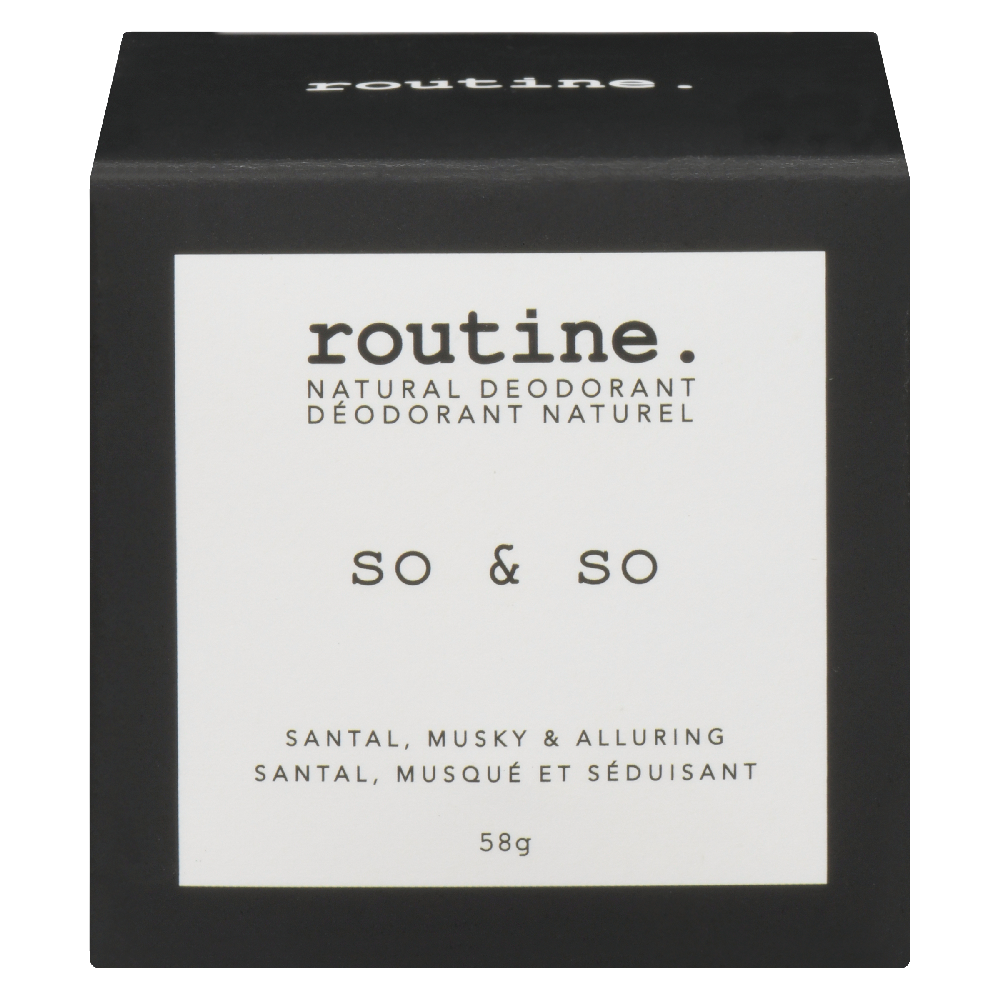 So &amp; So Deodorant Jar 58g