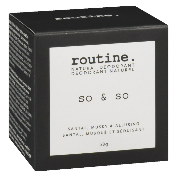 So &amp; So Deodorant Jar 58g