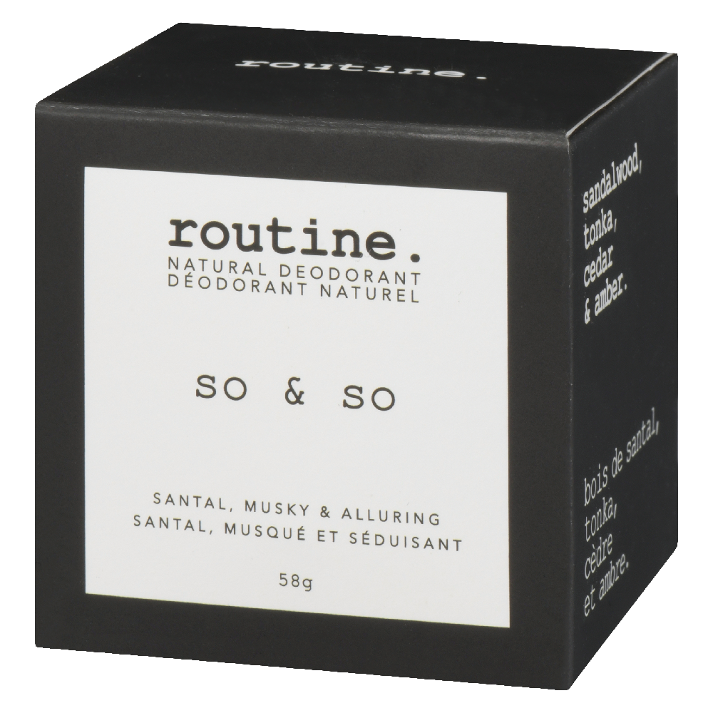 So &amp; So Deodorant Jar 58g