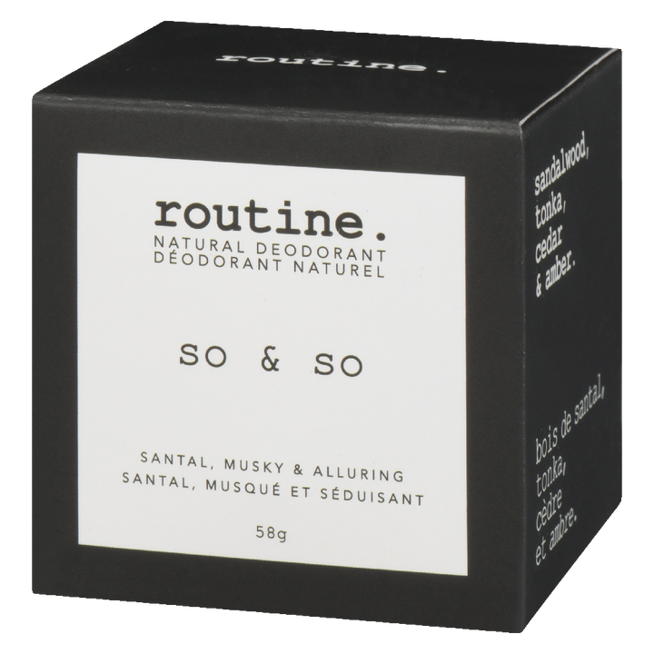 So &amp; So Deodorant Jar 58g