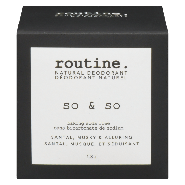 So &amp; So (Baking Soda Free) Deodorant Jar 58g