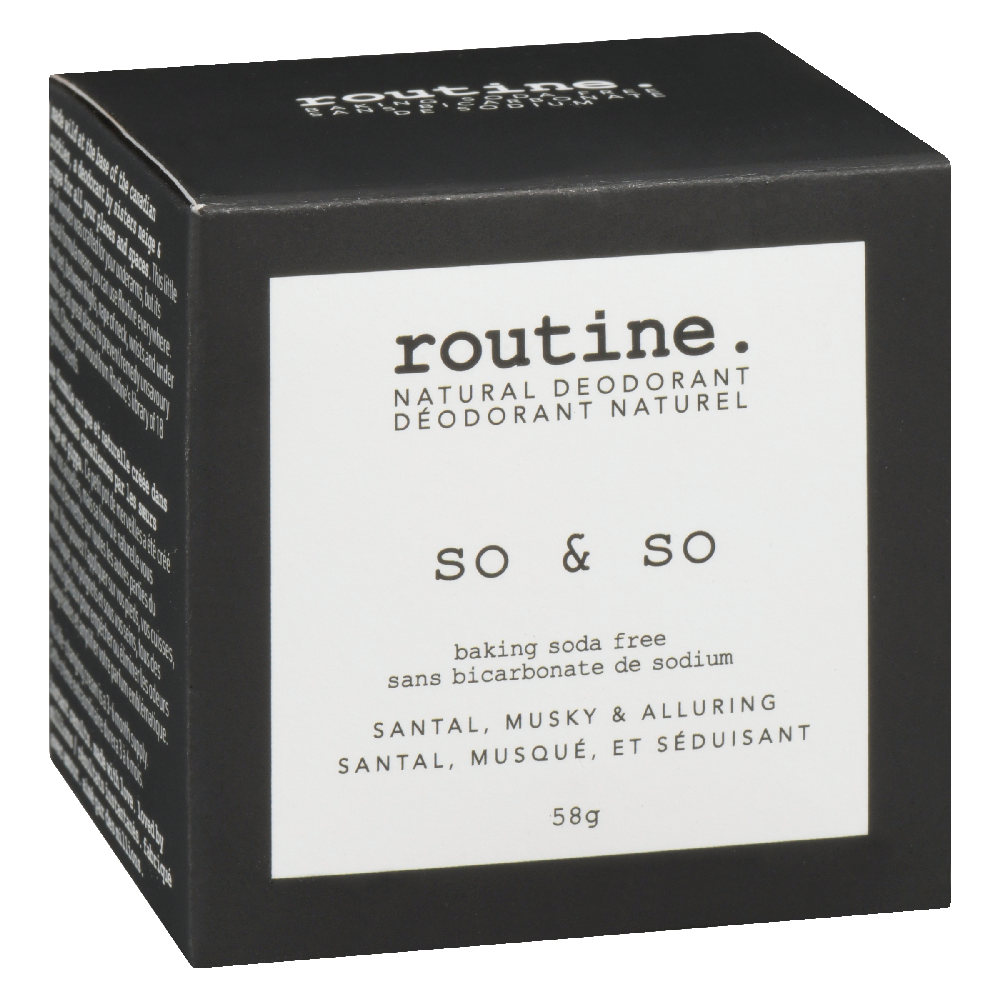 So &amp; So (Baking Soda Free) Deodorant Jar 58g