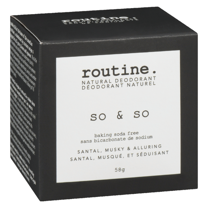 So &amp; So (Baking Soda Free) Deodorant Jar 58g