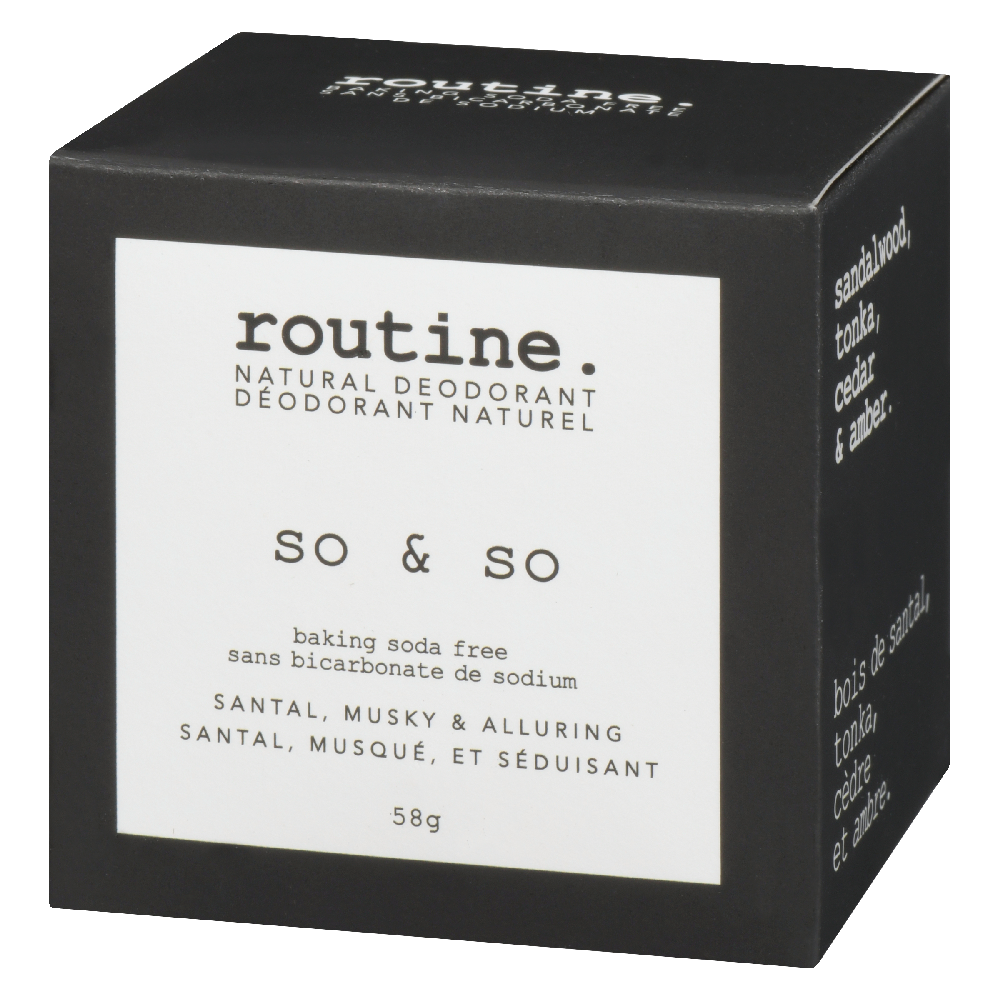 So &amp; So (Baking Soda Free) Deodorant Jar 58g