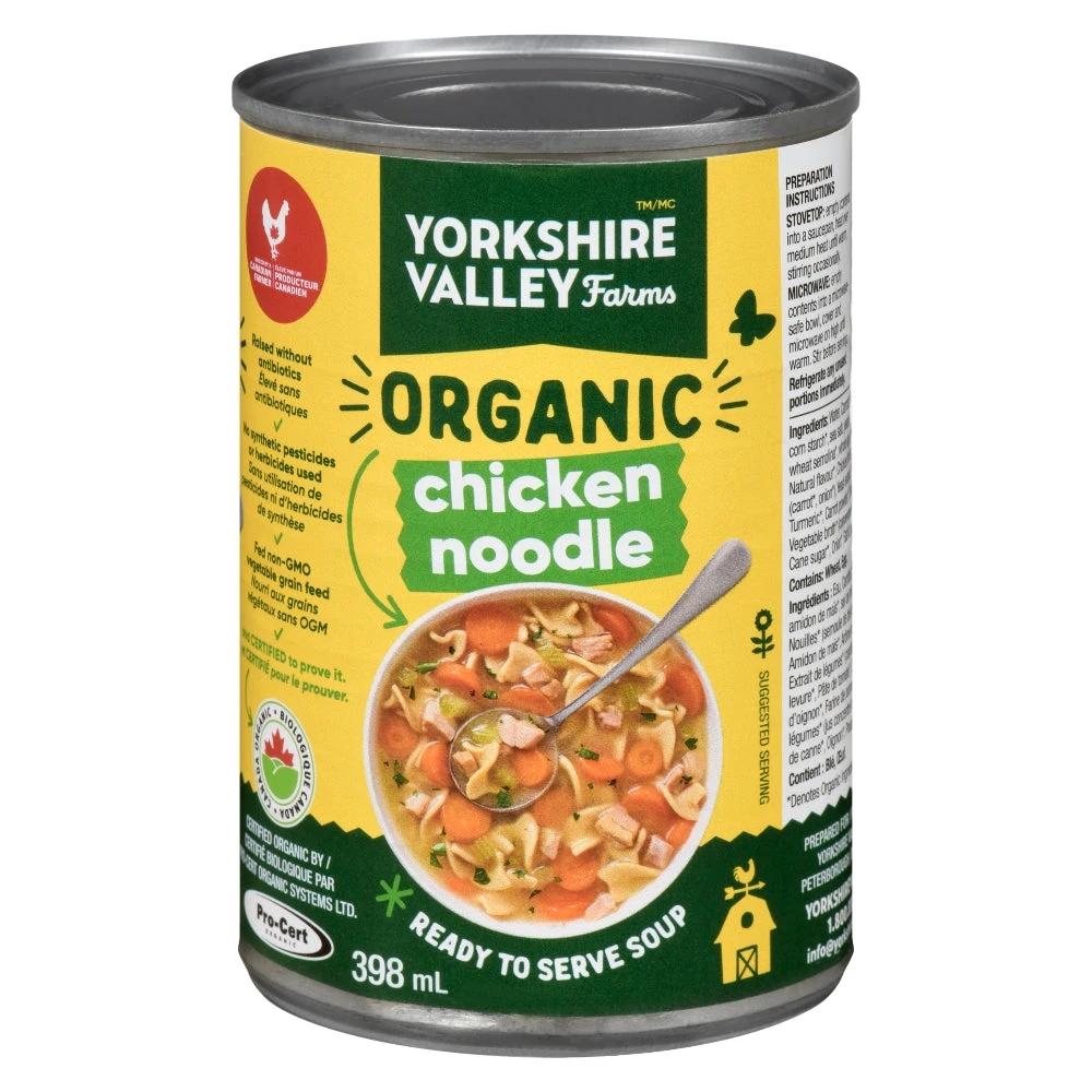 Chicken Noodle Organic Canned Soup 398ml