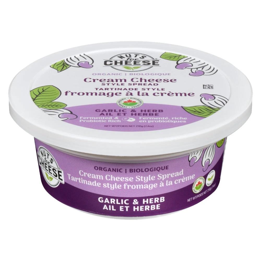 Dairy-Free Cream Cheese- Garlic &amp; Herb