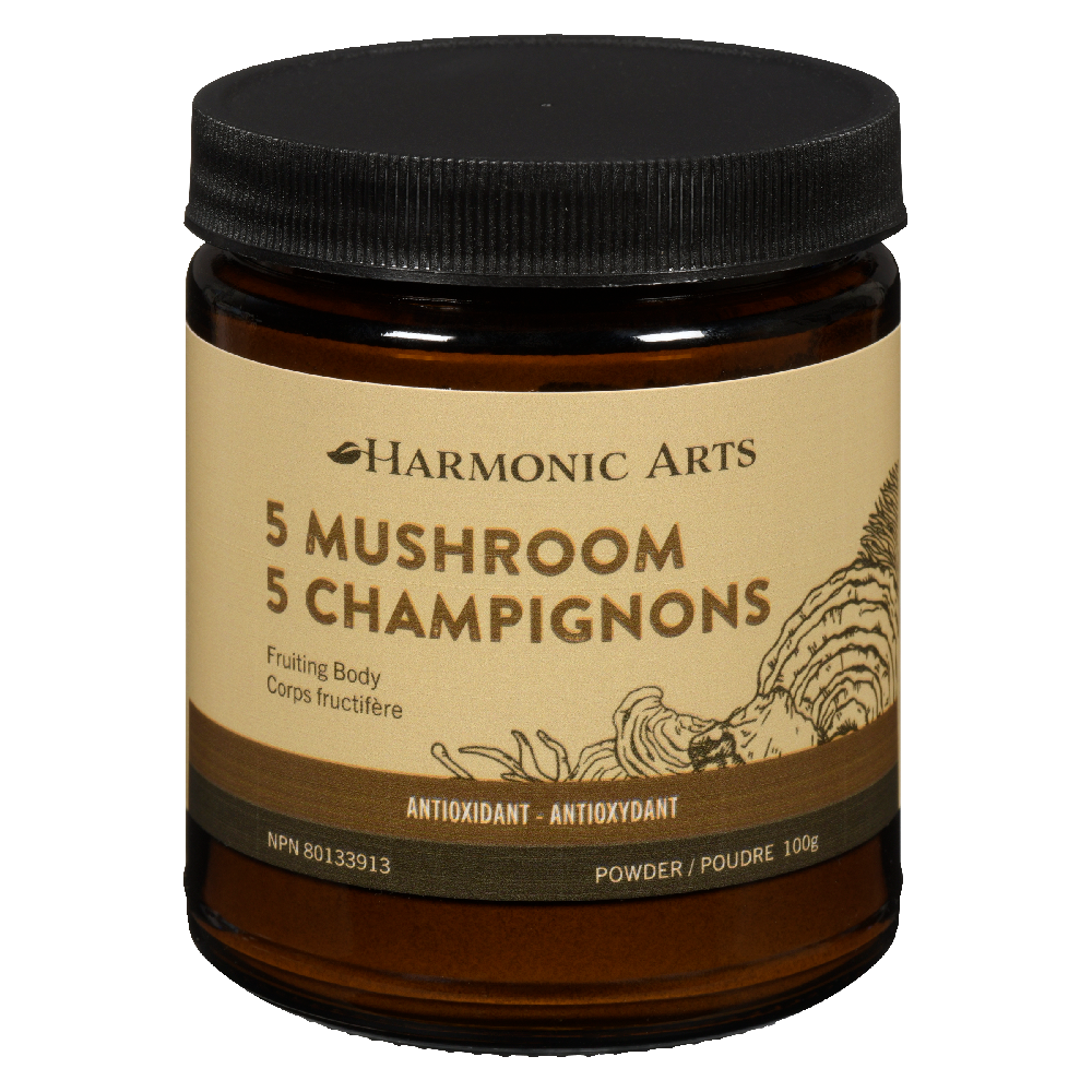 5 Mushroom Concentrated Powder Organic 100g