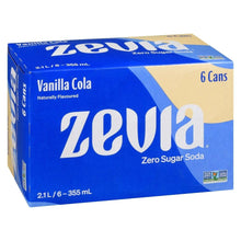 Load image into Gallery viewer, Vanilla Cola Soda 6 pack