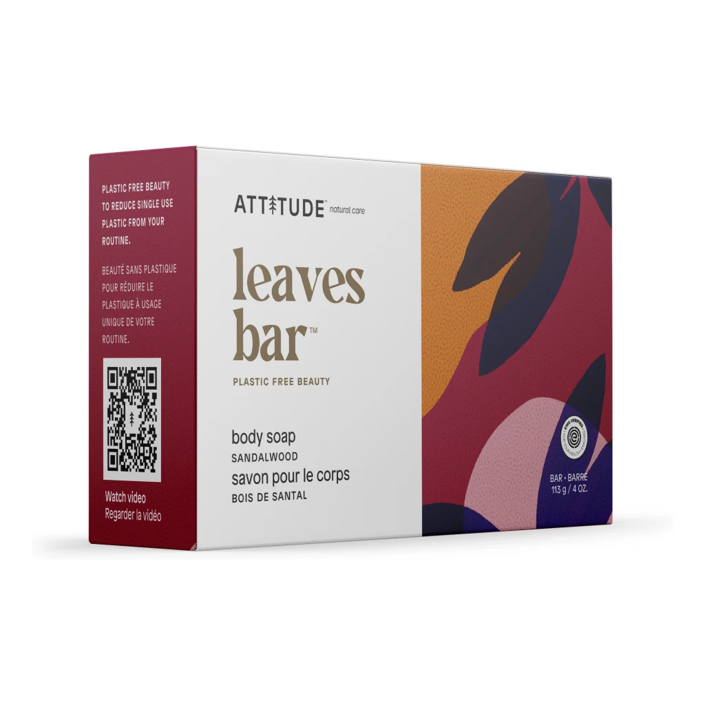 Body Soap Bar - Sandalwood by Attitude