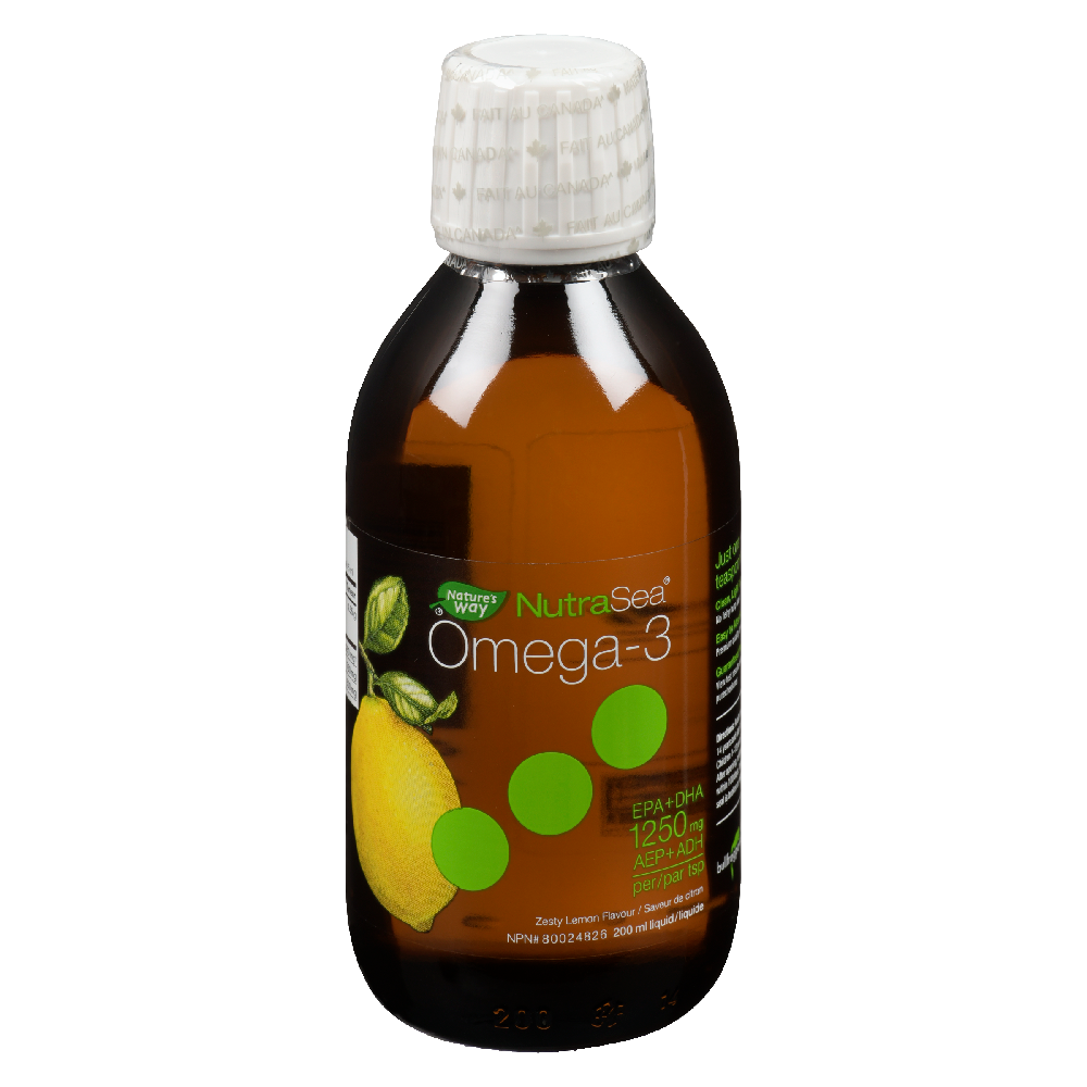 NutraSea� Omega-3, Lemon / 6.8 fl oz (200 ml)