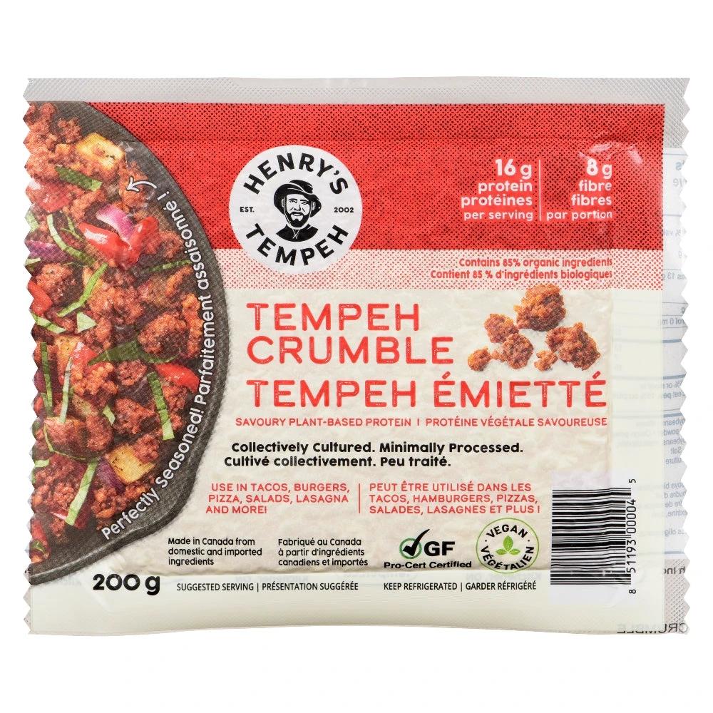 Seasoned Tempeh Crumble