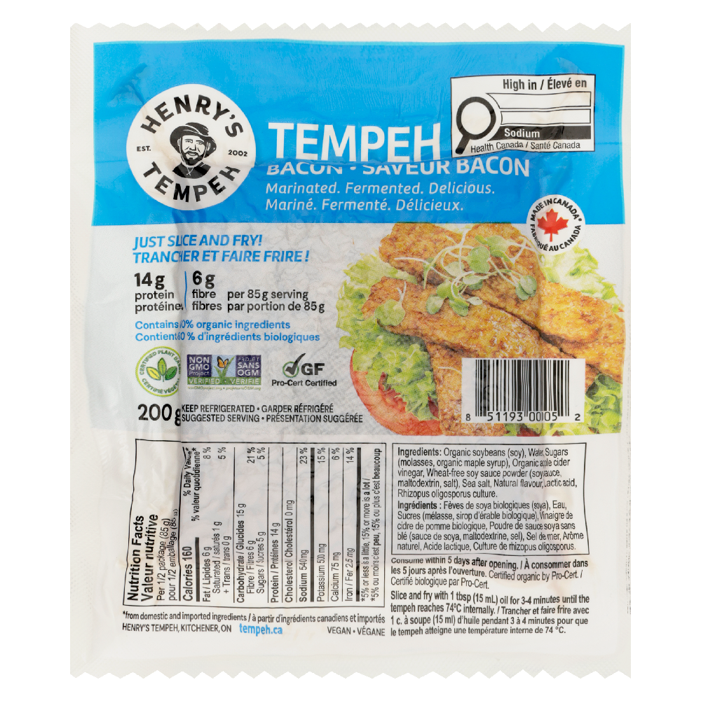 Tempeh Bacon 200g