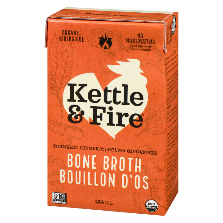 Turmeric Ginger Chicken Bone Broth 454ml
