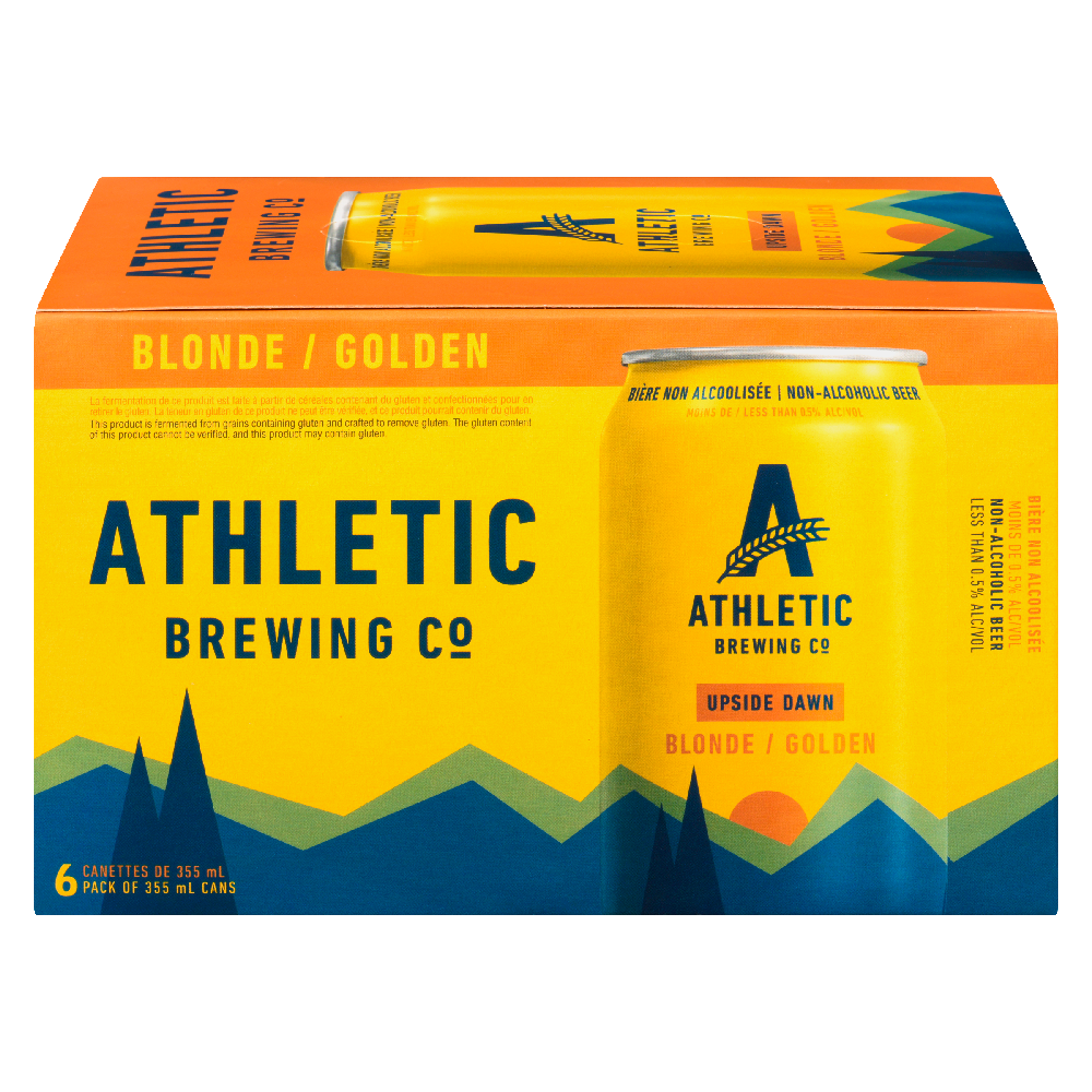 Upside Dawn Golden Non-Alcoholic Brew 6x355ml