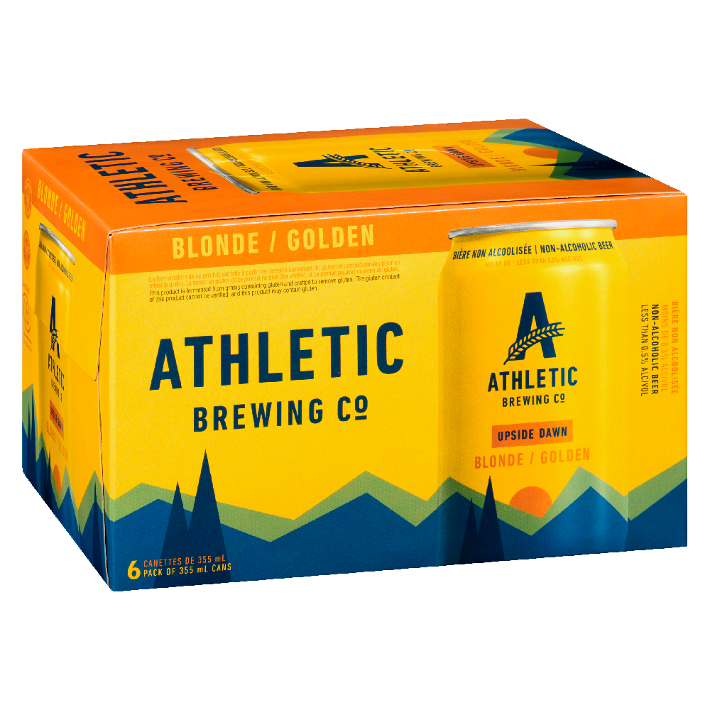 Upside Dawn Golden Non-Alcoholic Brew 6x355ml