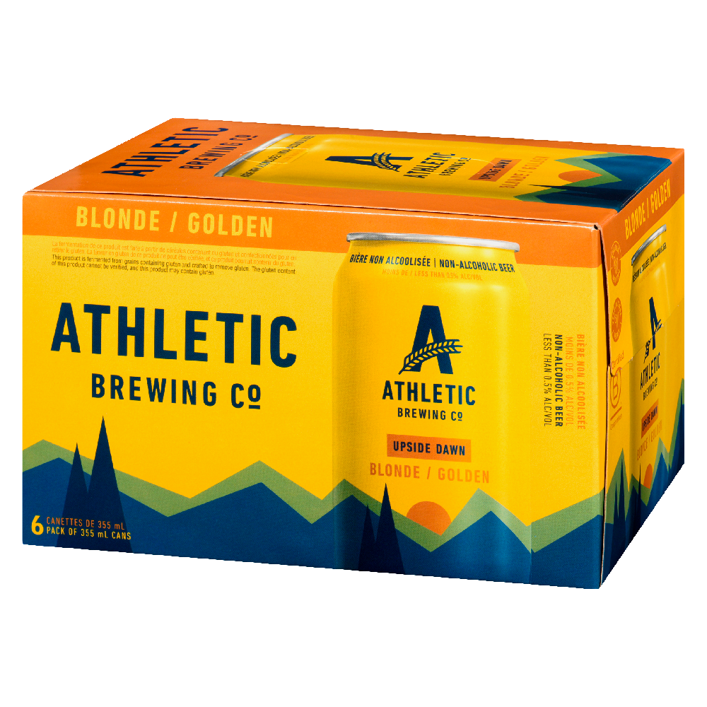 Upside Dawn Golden Non-Alcoholic Brew 6x355ml