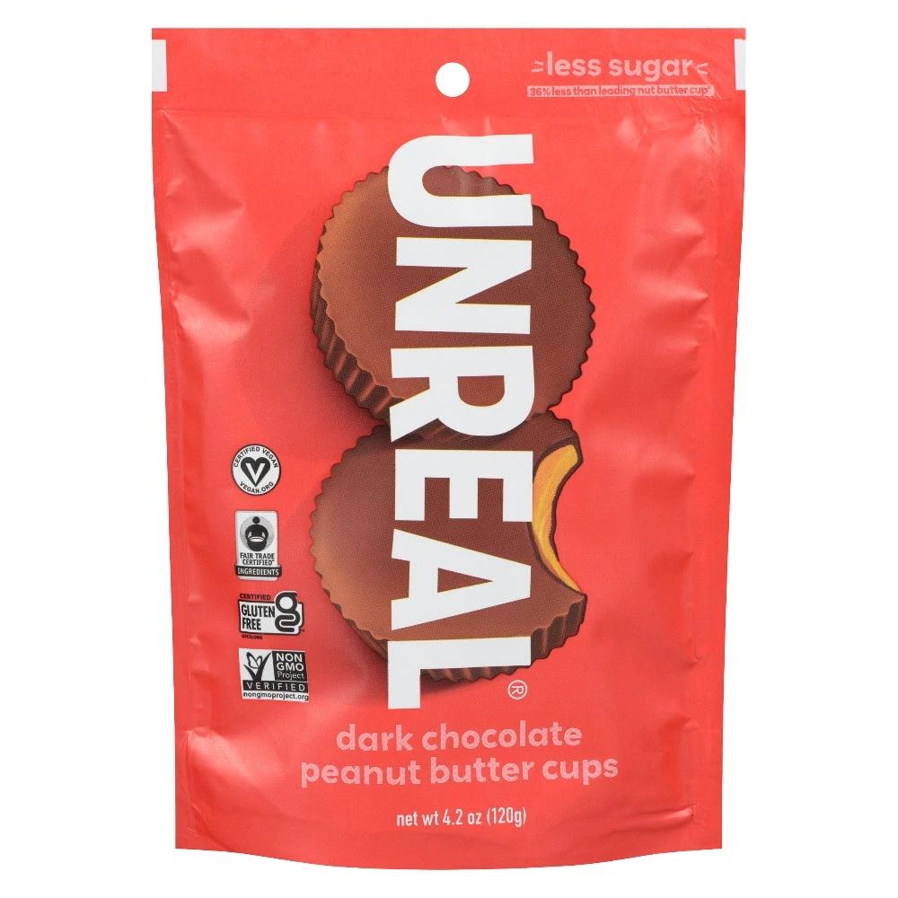 Unreal Dark Chocolate Peanut Butter Cups 120g