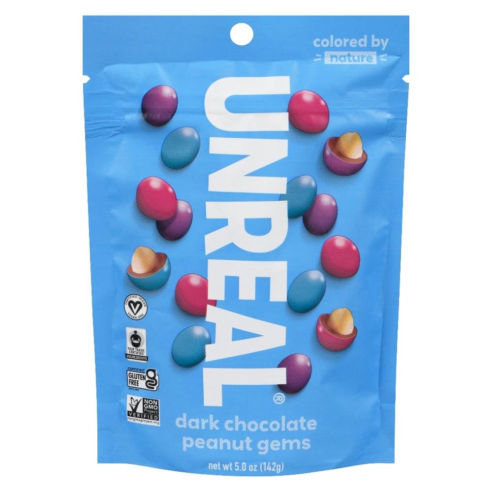 Unreal Dark Chocolate Peanut Gems 142g