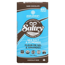 Load image into Gallery viewer, Saltry Sea Salt &amp; Almonds Chocolate Bar 85g