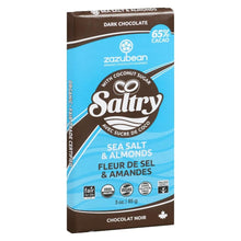 Load image into Gallery viewer, Saltry Sea Salt &amp; Almonds Chocolate Bar 85g
