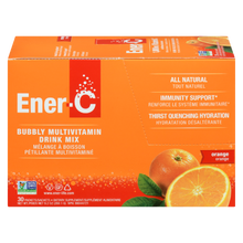 Load image into Gallery viewer, Ener-C 1000mg Vitamin C Effervescent Drink Mix, Orange - 30 packets