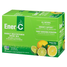 Load image into Gallery viewer, Ener-C 1000mg Vitamin C Effervescent Drink Mix, Lemon Lime - 30 packets
