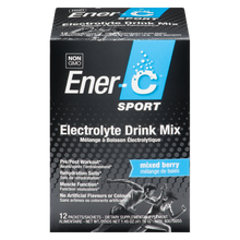 Load image into Gallery viewer, Ener-C Sport Electrolyte Drink Mix, Mixed Berry 12 packets
