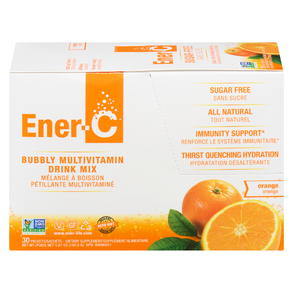Ener-C Sugar Free, Orange - 30 packets