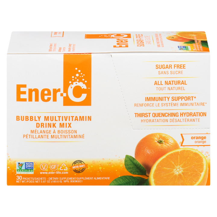 Ener-C Sugar Free, Orange - 30 packets