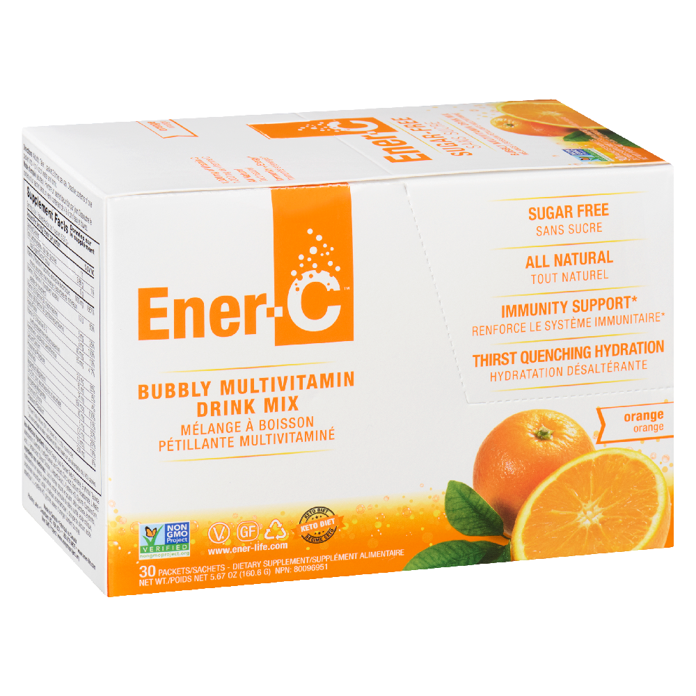 Ener-C Sugar Free, Orange - 30 packets