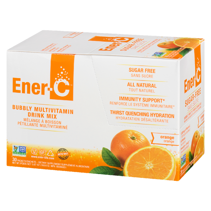 Ener-C Sugar Free, Orange - 30 packets