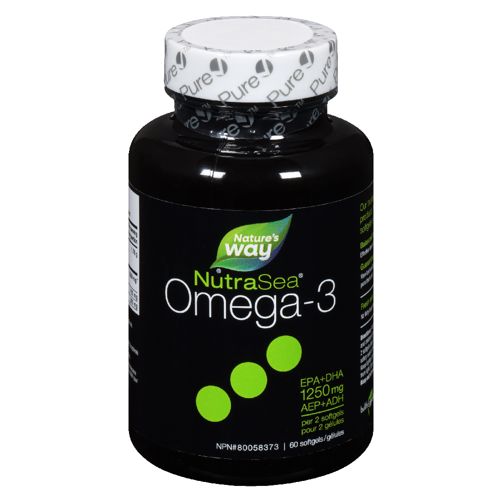 NutraSea� Omega-3 Liquid Gels, Fresh Mint / 60 softgels