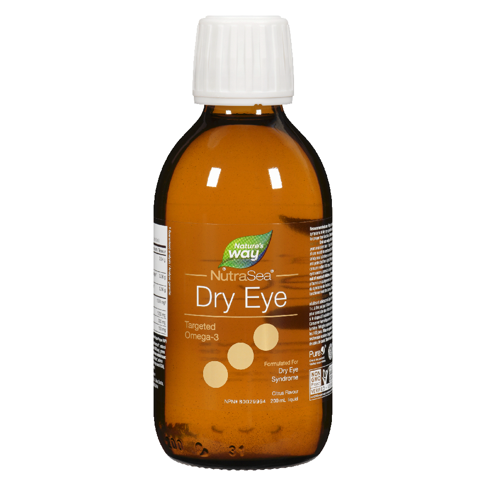 NutraSea Dry Eye Targeted Omega-3, Citrus, 200ml / 6.8 fl oz (200 ml)