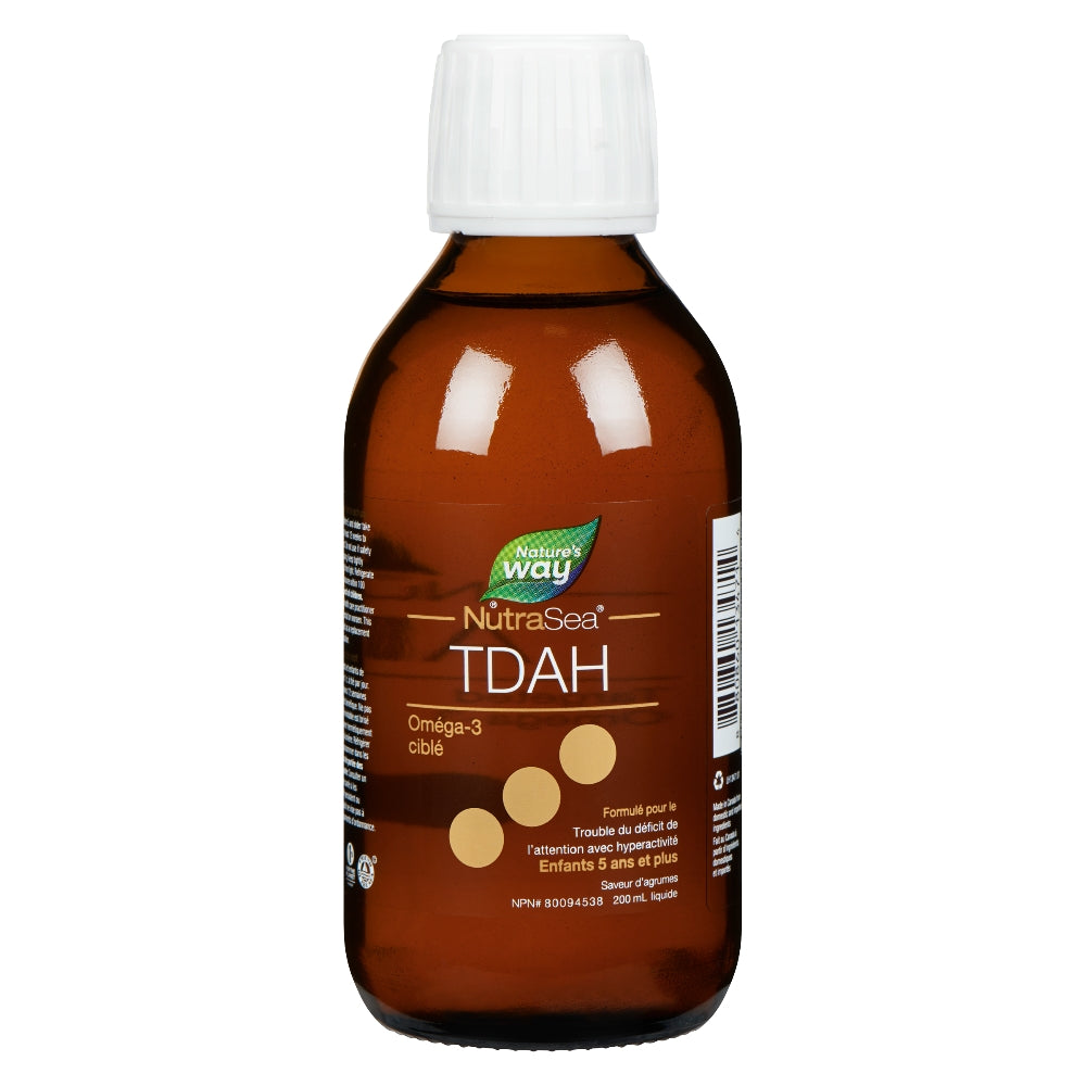 NutraSea ADHD Targeted Omega-3, Citrus Punch / 6.8 fl oz (200 ml)