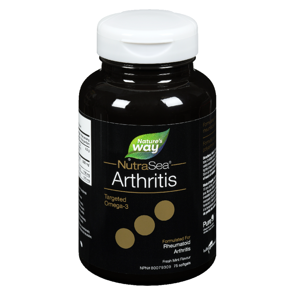 NutraSea Arthritis Targeted Omega-3, Fresh Mint / 75 softgels