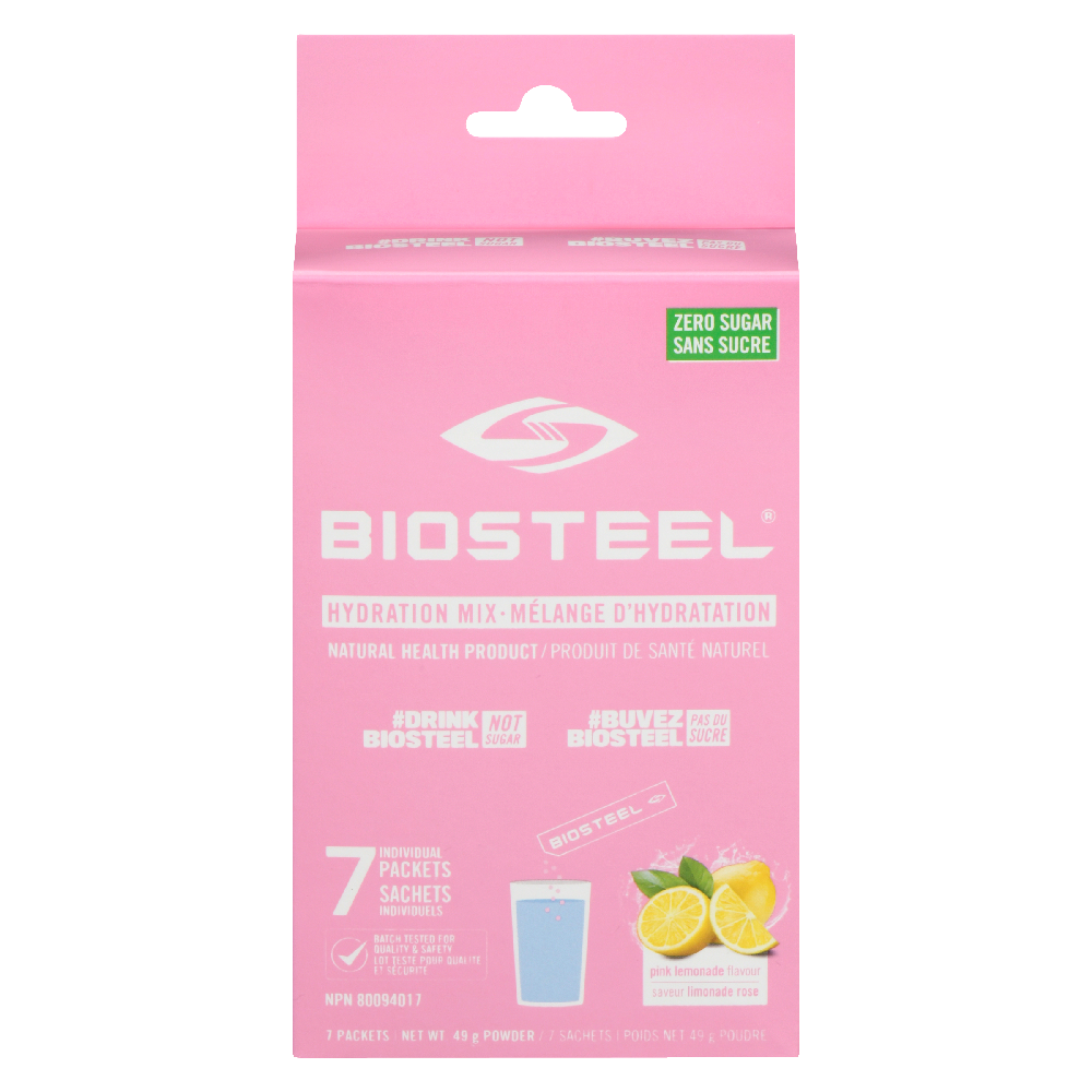 Biosteel - Hydration Mix On-The-Go Sachets 7 x 7g Pink Lemonade