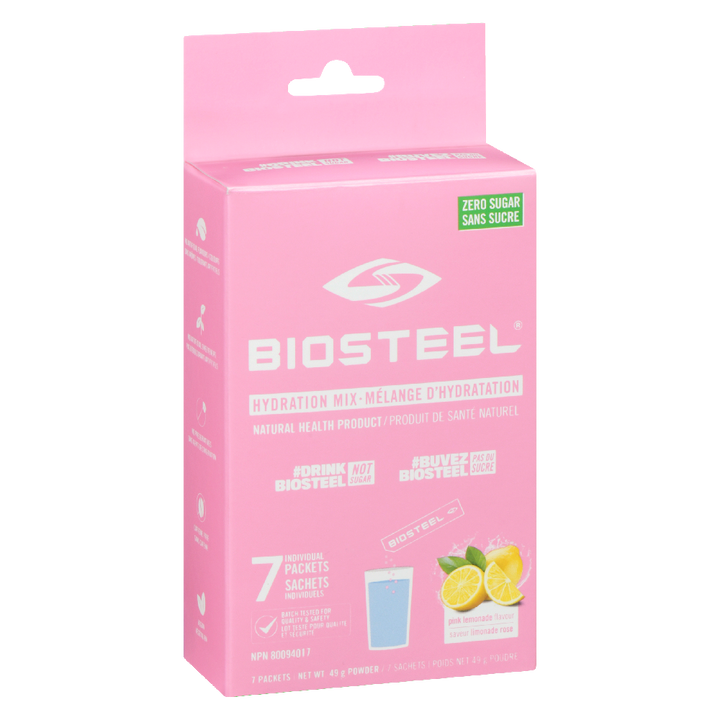 Biosteel - Hydration Mix On-The-Go Sachets 7 x 7g Pink Lemonade