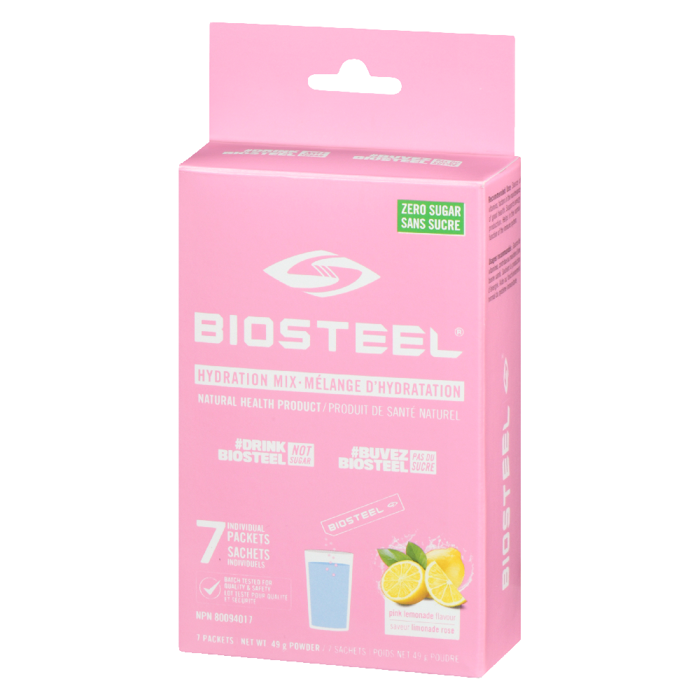 Biosteel - Hydration Mix On-The-Go Sachets 7 x 7g Pink Lemonade