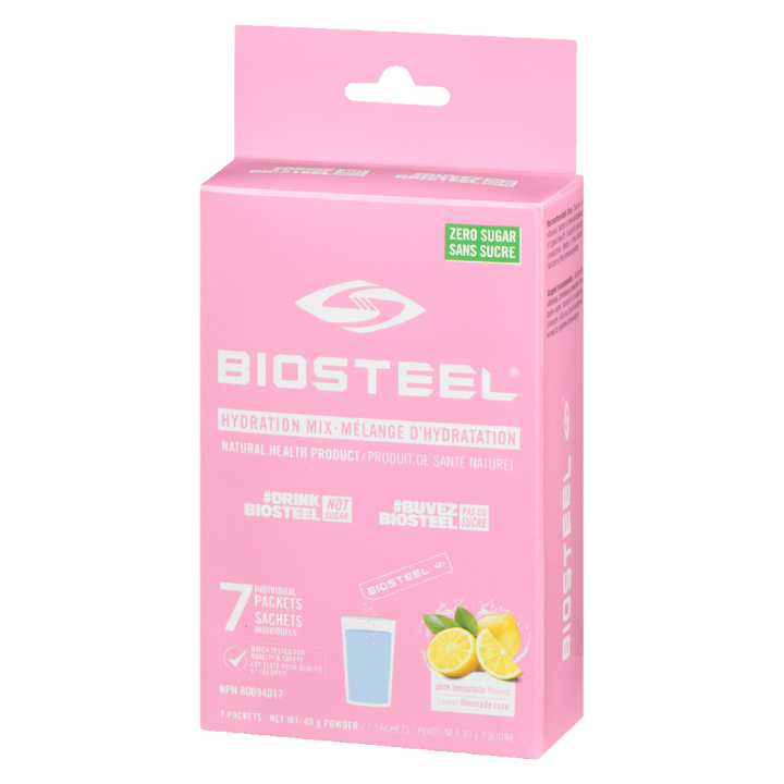 Biosteel - Hydration Mix On-The-Go Sachets 7 x 7g Pink Lemonade