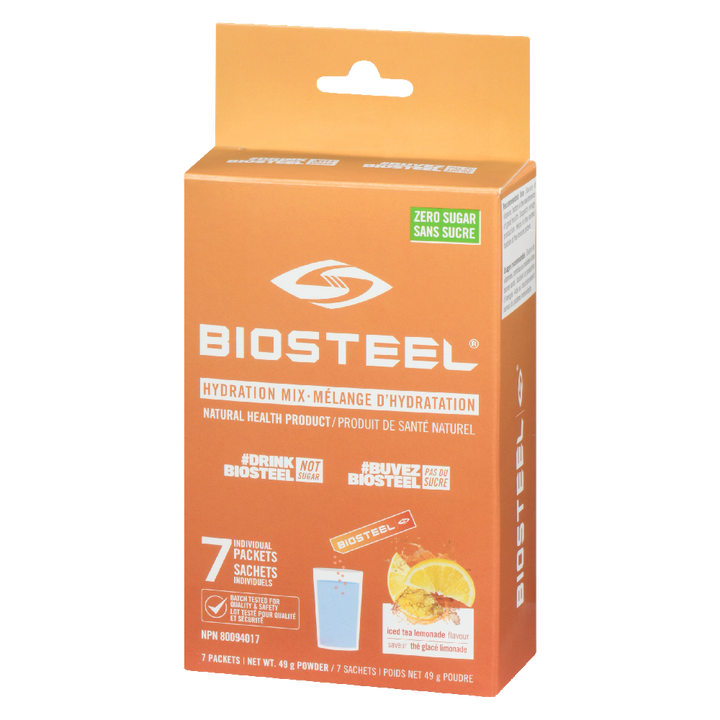 Biosteel - Hydration Mix On-The-Go Sachets 7 x 7g Iced Tea Lemonade
